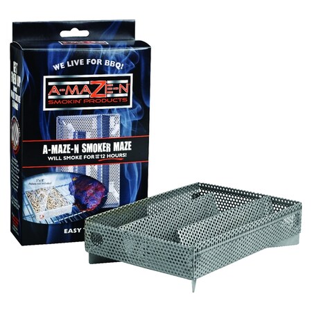 A-Maze-N SMKR PELLET MAZE SS 5X8"" AMNPS5X8